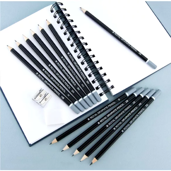 Graphite Pencil Set - Royal & Langnickel Sketching Artist Graphite Pencil Set 12pcs