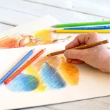 Színesceruza készlet - Faber-Castell Polychromos fadobozban - 48 db-os
