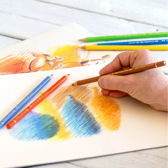 Színesceruza készlet - Faber-Castell Polychromos fadobozban - 48 db-os