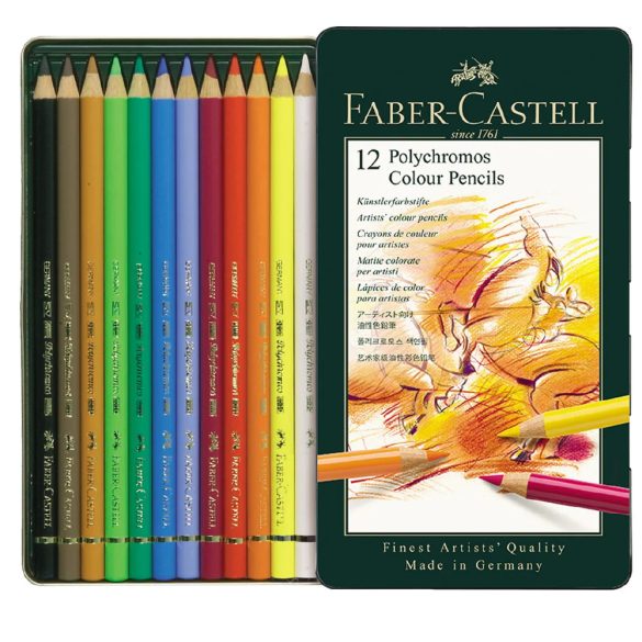 Color Pencil Set - Faber-Castell Polychromos Colored Pencil Set - 12pcs