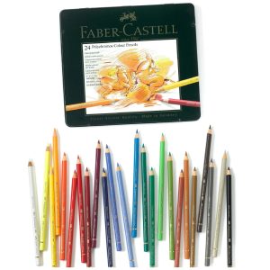 Color Pencil Set - Faber-Castell Polychromos Colored Pencil Set - 24pcs