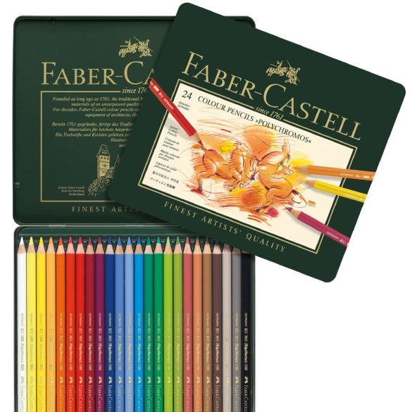 Color Pencil Set - Faber-Castell Polychromos Colored Pencil Set - 24pcs