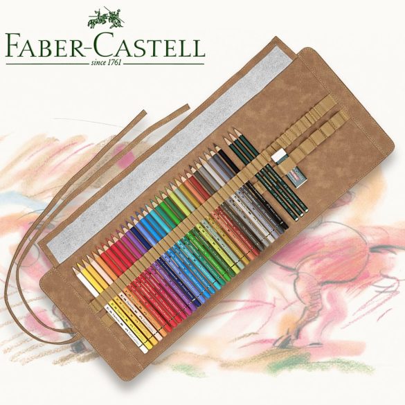 Faber-Castell Estuche Enrollable 34 Lápices Polychromos