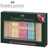 Színesceruza készlet - Faber-Castell Polychromos feltekerhető tolltartóban 34db-os