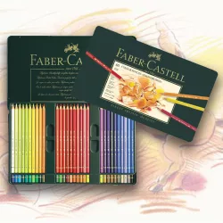   Színesceruza készlet - Faber-Castell Polychromos fémdobozban - 60 db
