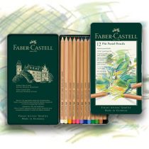  Faber-Castell Pitt Pastel Pencils Tin of 12