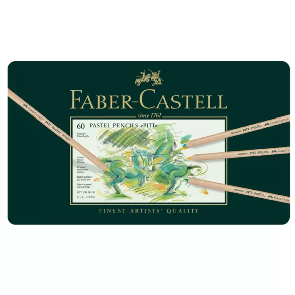  Faber-Castell Pitt Pastel Pencils Tin of 60