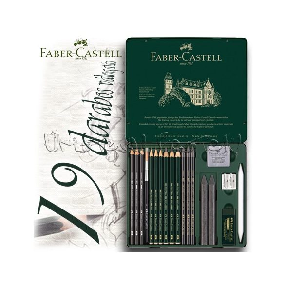 Graphite Pencil Set - Faber-Castell Artist Graphite Pencil Set - 12pcs