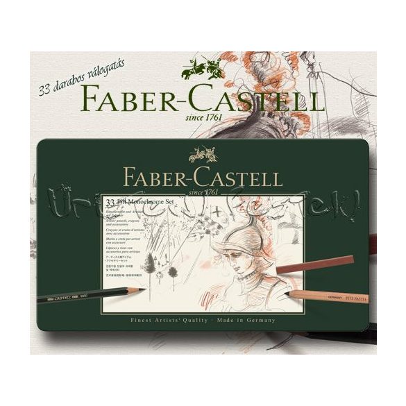 Grafikai készlet - Faber-Castell Pitt Monochrome Set 33pcs
