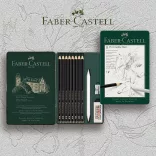 Graphite Pencil Set - Faber-Castell 6 Pitt Graphite Matt