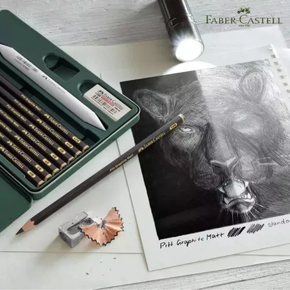 Grafitceruza készlet - Faber-Castell 9000 Art Set Tin 2H-8B 6pcs