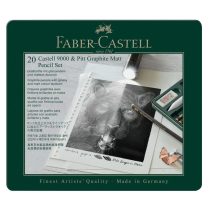 Grafitceruza készlet - Faber-Castell 9000 Art Set Tin 2H-8B 6pcs