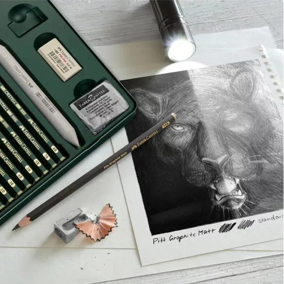 Grafitceruza készlet - Faber-Castell 9000 Art Set Tin 2H-8B 6pcs