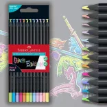 Színesceruza készlet - Faber-Castell Black Edition 24db-os