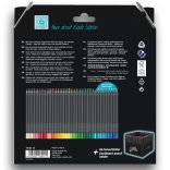 Coloured Pencil Set - Black Edition Colour Pencils in Pencil Holder - 100pcs