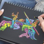 Coloured Pencil Set - Faber-Castell Black Edition colour pencils, cardboard box of 36