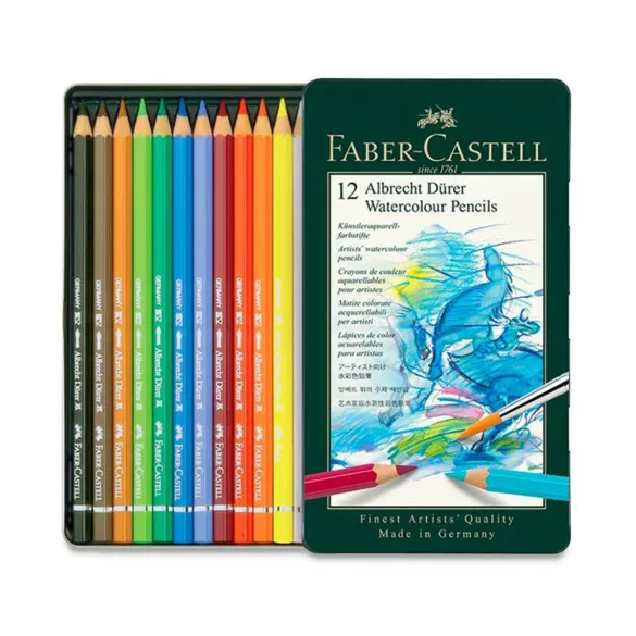 Watercolor Pencil Set - Faber-Castell ALBRECHT DÜRER - 12 pcs