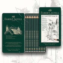 Grafitceruza készlet - Faber-Castell 9000 Art Set Tin 5H-5B 6pcs