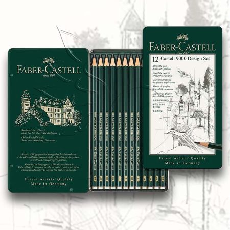 Graphite Pencil Set - Faber-Castell Artist Graphite Pencil Set - 12pcs