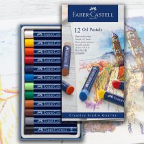 Oil Pastel Set - Faber-Castell -12 pc