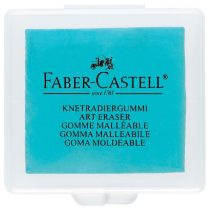   Radír - Faber-Castell Monopol - gyurmaradír MŰANYAG TOKBAN! - türkiz