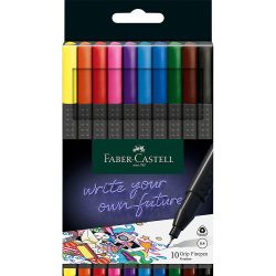 Faber-Castell 10 Grip Finepen 0.4mm Set