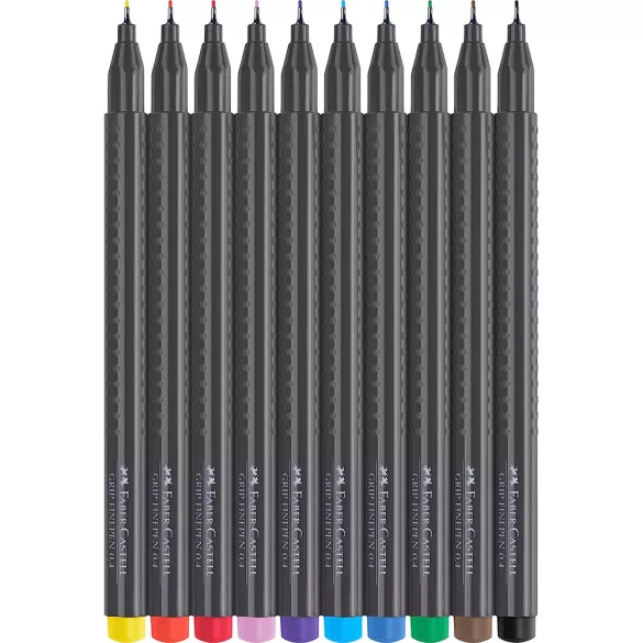 Faber-Castell 20 Grip Finepen 0.4mm Set