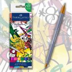   Filckészlet-Art and Graphic kétvégű aquarell filctoll 6db-os GOLDFABER AQUA - Graffiti