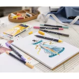 Faber-Castell Goldfaber Aqua Dual Marker, wallet of 6 