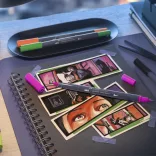 Filckészlet - Faber-Castell Goldfaber Sketch Alcohol-based Dual Marker 6 pc - Graphic Novel