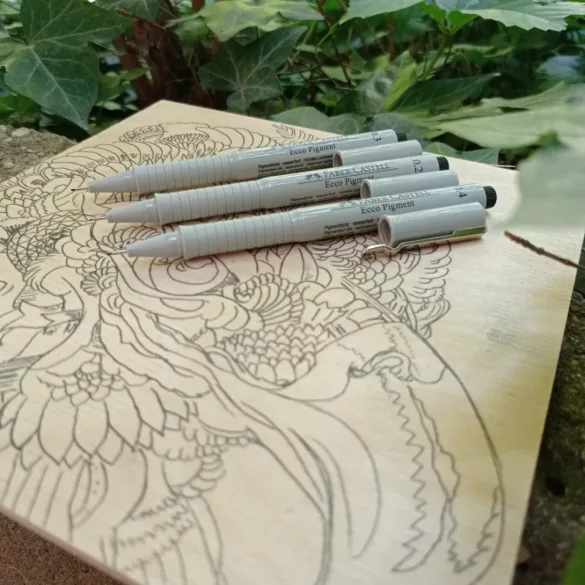 Filc - Faber-Castell Ecco Pigment Ink Pen - tűhegyű tustoll 0,4