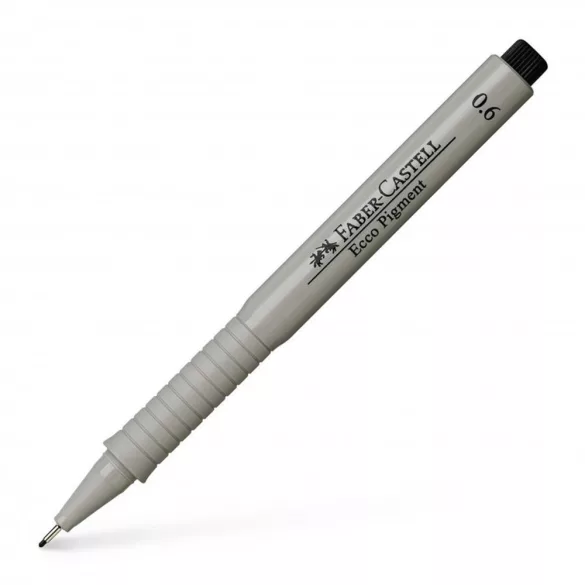Faber-Castell Ecco Pigment Fineliner, 0.6 mm, black