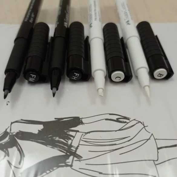 Filc - Faber-Castell Ecco Pigment Ink Pen - tűhegyű tustoll