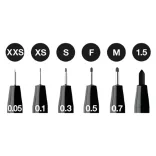 Filckészlet - Faber-Castell 6 Pitt Artist Pens Manga Shonen Set