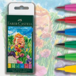 Filckészlet - Faber-Castell 6 Pitt Artist Pens Manga Shonen Set