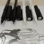 Faber-Castell Pitt Artist Pen Calligraphy India ink pen, black