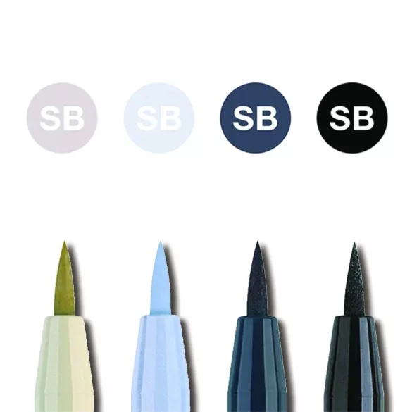 Artist Pens Soft Brush Set - Faber-Castell - 4pcs