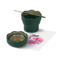 Water cup - Faber-Castell Clic&Go - Dark Green