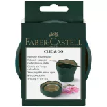 Water cup - Faber-Castell Clic&Go - Dark Green