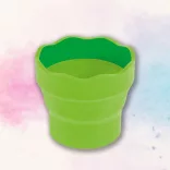 Water cup - Faber-Castell Clic&Go - Neon Green