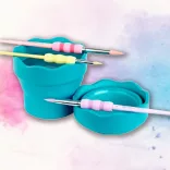 Water cup - Faber-Castell Clic&Go turquoise 