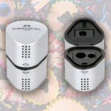 Faber-Castell; Trio sharpening box Grip Colour silver