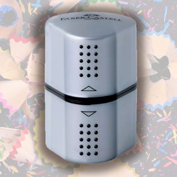 Faber-Castell; Trio sharpening box Grip Colour silver
