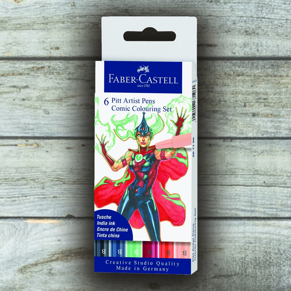 Faber-Castell Comic Illustration Set - The Famazings Superhero