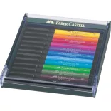 Filc készlet Faber-Castell 12 Pitt Artist Pen Set - KÜLÖNBÖZŐ SZÍNSOROK