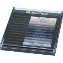 Filc készlet Faber-Castell 12 Pitt Artist Pen Set - Earth tones