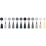 Filc készlet Faber-Castell 12 Pitt Artist Pen Set - Earth tones