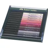 Faber-Castell Pitt Artist Pen Brush India ink pen, set of 12, Portrait