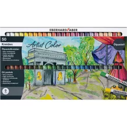 Oil Pastel Set - EberhardFaber Artist Color 50pcs