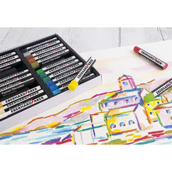 Oil Pastel Set - EberhardFaber Artist Color 50pcs